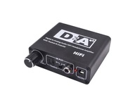 Obojstranný prevodník Toslink/Coaxial + DAC SPDIF