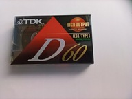 TDK D60 z roku 1992 NOVINKA 1 ks.