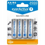 AA R6 veľkoprstová Ni-MH batéria Everactive 2000 mAh 4 ks.