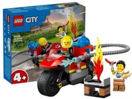 LEGO CITY 60410 HASIČSKÁ ZÁCHRANNÁ MOTORKA sada kociek pre deti +4 l