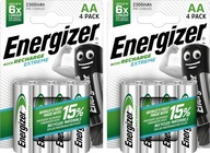 8x batérie ENERGIZER Extreme AA R6 2300mAh