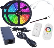 SET RGB multi LED pás 10m + napájanie diaľkového ovládača