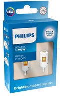 ŽIAROVKY W5W T10 PHILIPS ULTINON PRO6000 6000K