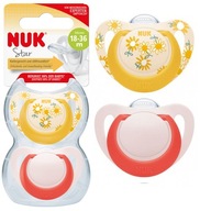 NUK Star silikónový upokojujúci cumlík 18-36m