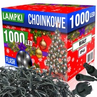 SVETLÁ VIANOČNÉHO STROMČEKA 1000 LED BLIKAJÚCE VIANOČNÉ OSVETLENIE GARLAND XXL SET