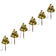vidaXL Pathway Trees 6 ks Warm b