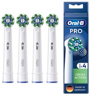 4x ORAL-B CROSS ACTION Clean Maximiser 100% ORIGINÁLNY TIP