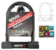 Visiaci zámok U-Lock s alarmom KOVIX KTL16-210 čierny