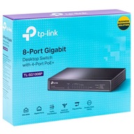 TP-LINK TL-SG1008P PoE prepínač 8-portový (4xPoE)