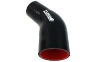 Redukcia 45 stupňov Silicone Pro Black 51-63mm VSTUP