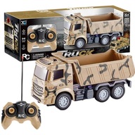 VOJENSKÝ TRUCK RC SVETELNÉ AUTO NA DIAĽKU OVLÁDANÉ