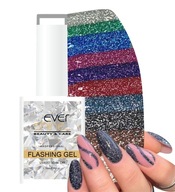 FLASHING HYBRID NAIL POLISH farebné trblietky flash mix podľa výberu EverShine 15ml