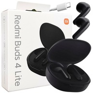 BEZDRÔTOVÉ SLÚCHADLÁ XIAOMI REDMI BUDS 4 LITE BLACK ľahké vodotesné