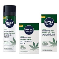 NIVEA MEN SENSITIVE PRO sada krém + pena + balzam po holení