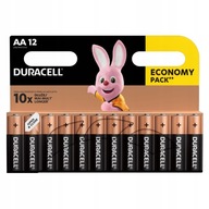 12x Duracell AA alkalické batérie 12 ks LR6