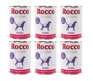 Rocco Diet Care Renal 6x400g hovädzie mäso s kuracími srdiečkami a tekvicou