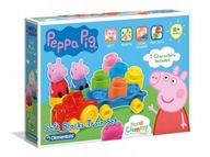 TRAIN Peppa Pig BLOCKS Soft 18m CLEMENTONI