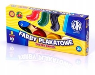 ASTRA PLAKÁTOVÉ FARBY V POHÁRKE 8 FARIEB 10 ML