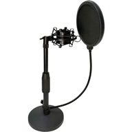 stolný stojan na mikrofón stojan pop filter koša