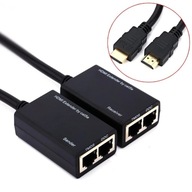 EXTENDER HDMI RJ45 CAT-5e/6 až do 30m