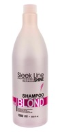 Šampón Sleek Line Blush Blond Stapiz 1000 ml regenerácia a hydratácia