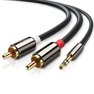 Ugreen AV116 minijack kábel (3,5 mm) - 2x RCA