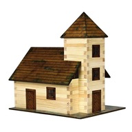 3D model skladacieho dreveného kostola Walachia