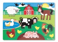 Puzzle Drevená farma Melissa&Doug