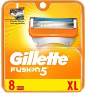 GILLETTE FUSION5 NÁHRADNÉ ČEPEĽKY PRE PÁNSKE HOLIATKY, 8 KS