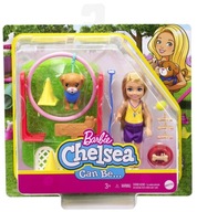 Bábika Barbie Chelsea KARIÉRA Cvičiteľ psov GTN62 + DOPLNKY