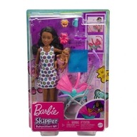 BARBIE SKIPPER KOČÍK BABY BABY DOLL + BABY HHB68