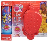 Bábika Barbie Color Reveal Strawberry s vôňou peny