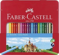 Faber-Castell pastelky ceruzkové 24 ks na zips