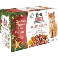 BRIT CARE CAT VRECKO 12X85G + 1X85G VIANOČNÉ BALENIE ZDARMA