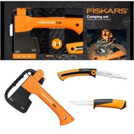 FISKARS AX AX X5 - XXS + Nôž + PILA