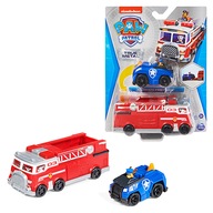 Kovové autíčko CHASE Paw Patrol + hasičské auto Spin Master 7290