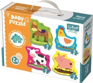 Puzzle Baby Animals in the countryside 4v1 Trefl 2+