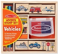 MELISSA N DOUG STAMPS PEČIATKY SADA VOZIDLA