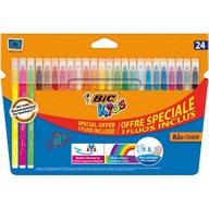 Popisovacie perá BIC Flam Couleur FLUO, 24 farieb