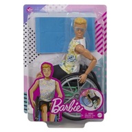 Bábika Barbie Ken na invalidnom vozíku GWX93