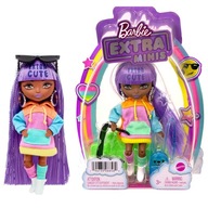 BÁBIKA BARBIE EXTRA MINIS VO FAREBNEJ MIKINE HJK66