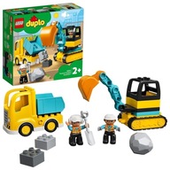 LEGO Duplo 10931 Stavba nákladných rýpadiel Veľké tehly 2 3 4 ročné deti