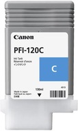 Azúrový atrament Canon PFI120C 130 ml