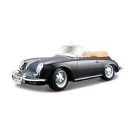 Porsche 356B kabriolet čierny 1:24 BBURAGO Bburago 441401