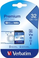 Pamäťová karta Verbatim Premium U1 SDHC 32 GB (90 MB