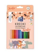 Ceruzkové pastelky 12col/180 Kids Jumbo Troj Oxf Wb