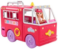 SET BARBIE CHELSEA HASIČSKÉ VOZIDLO + BÁBIKA HCK73