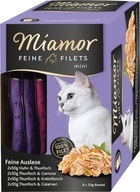 Miamor Feine Filets Mini 50g Mokré jedlo v želé pre mačky - zmes príchutí