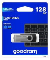 PENDRIVE GOODRAM UME2 128 GB USB 2.0 Black FAST 128 GB