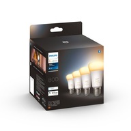 Philips Hue White Ambiance E27 LED žiarovka 4 ks.